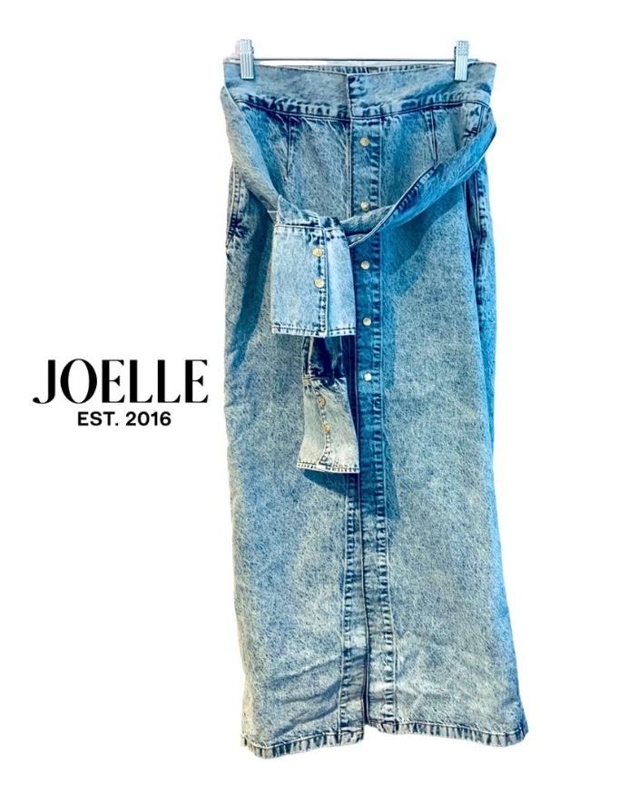 Photo of 💙Joelle Collection Jupe Jeans Poches+ceinture💙