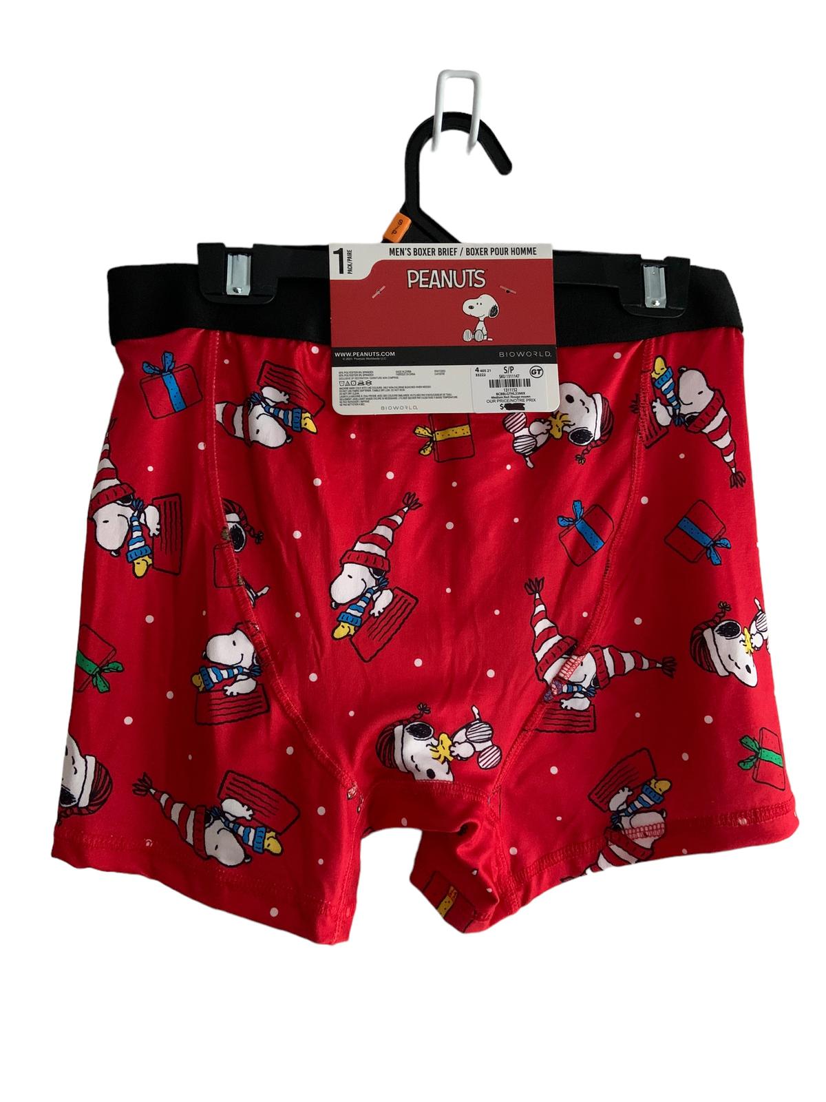 Photo of Peanuts Snoopy Boxer Small Men Neuf Rouge❤️‍🔥