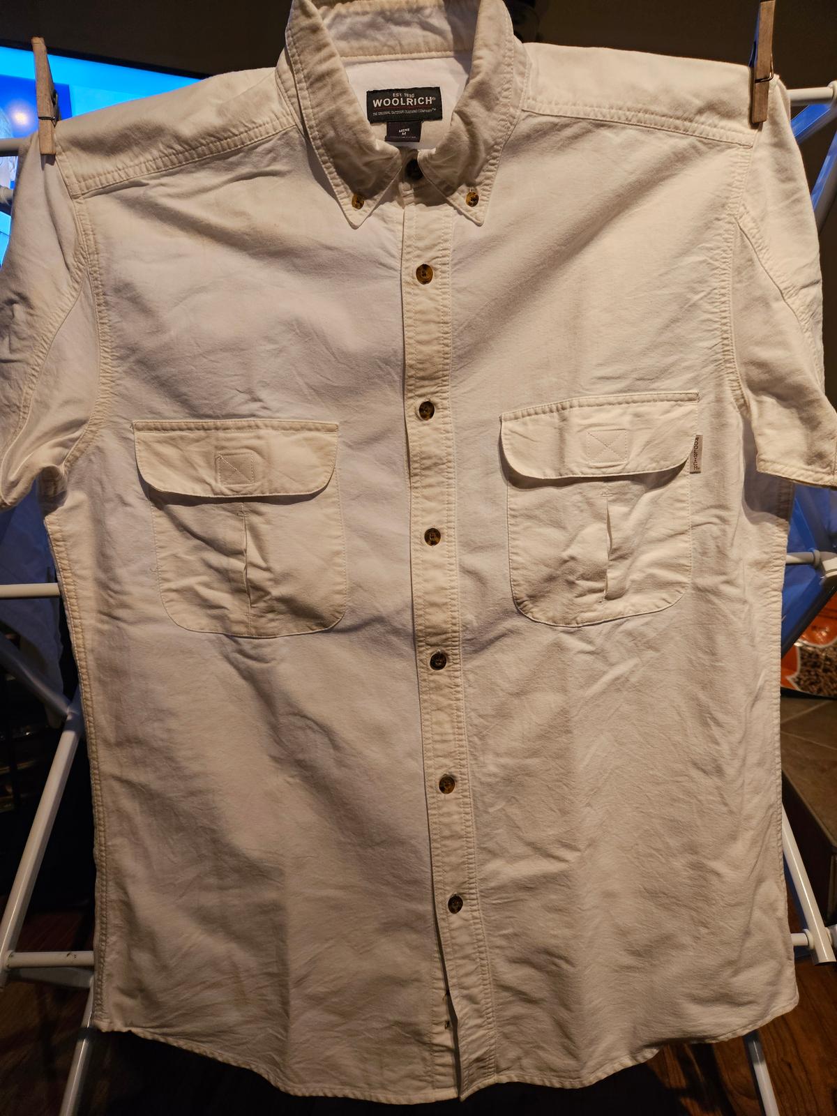 Photo of Chemise blanche Woolrich manche longue
