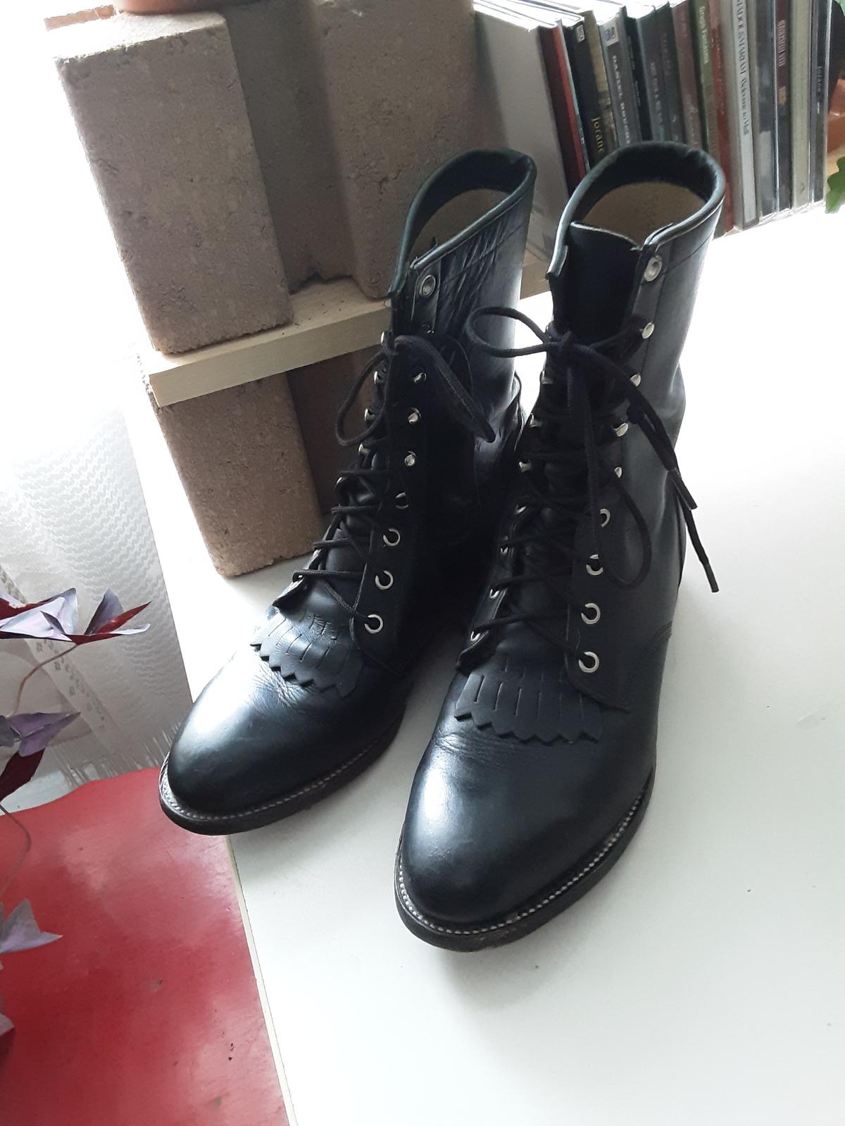 Photo of Bottes cuir Justin homme 8.5