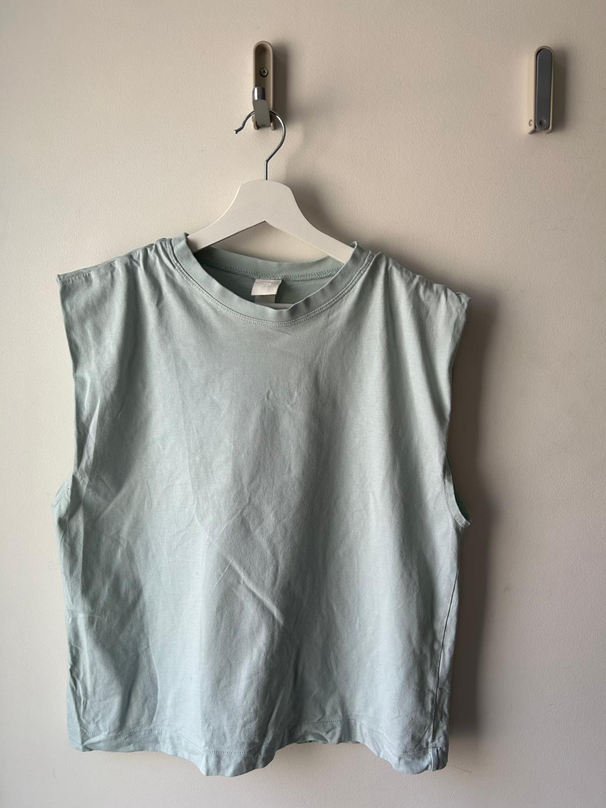 Photo of T-shirt sans manches vert menthe