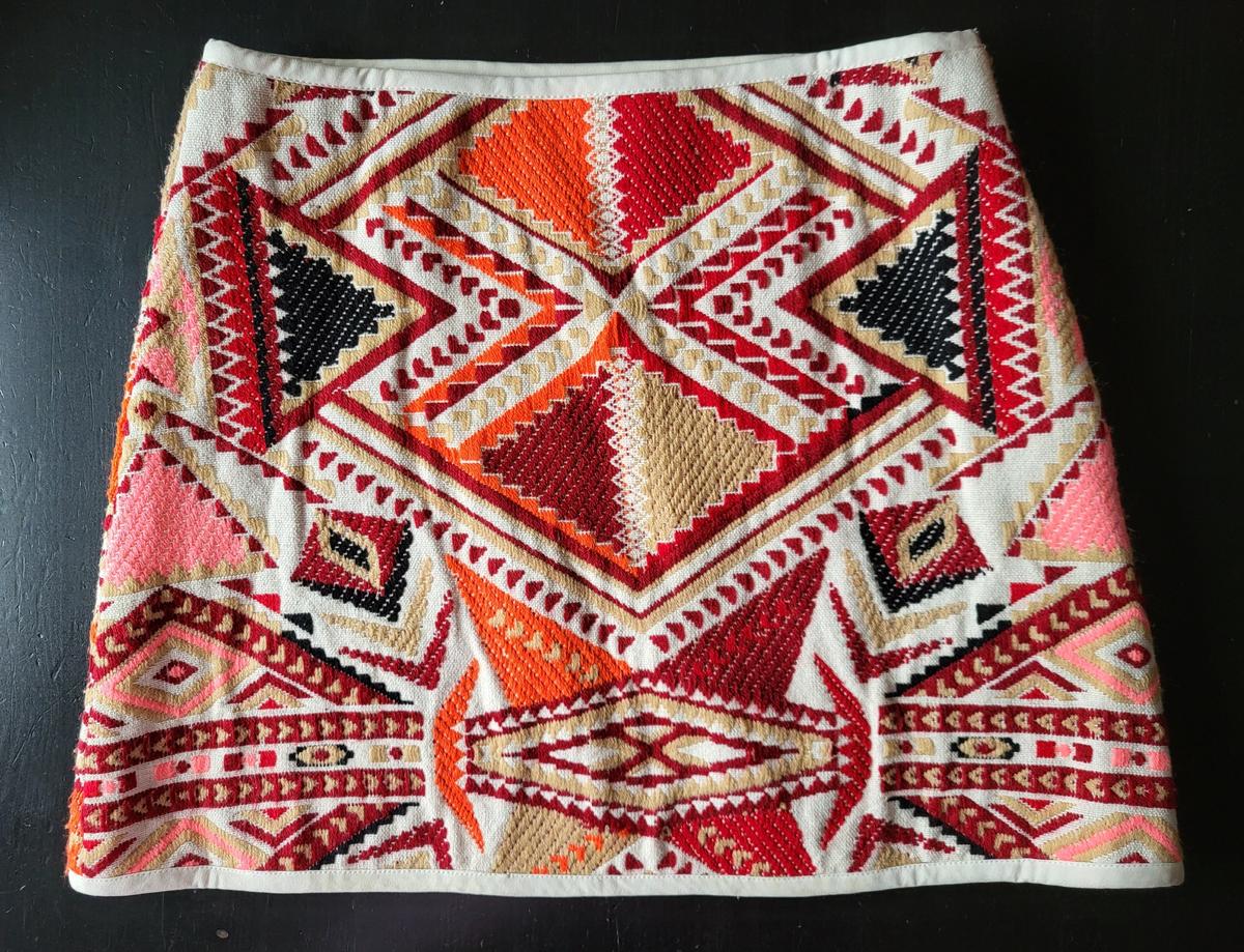 Photo of TOP SHOP PETITE jupe à motifs aztèques 