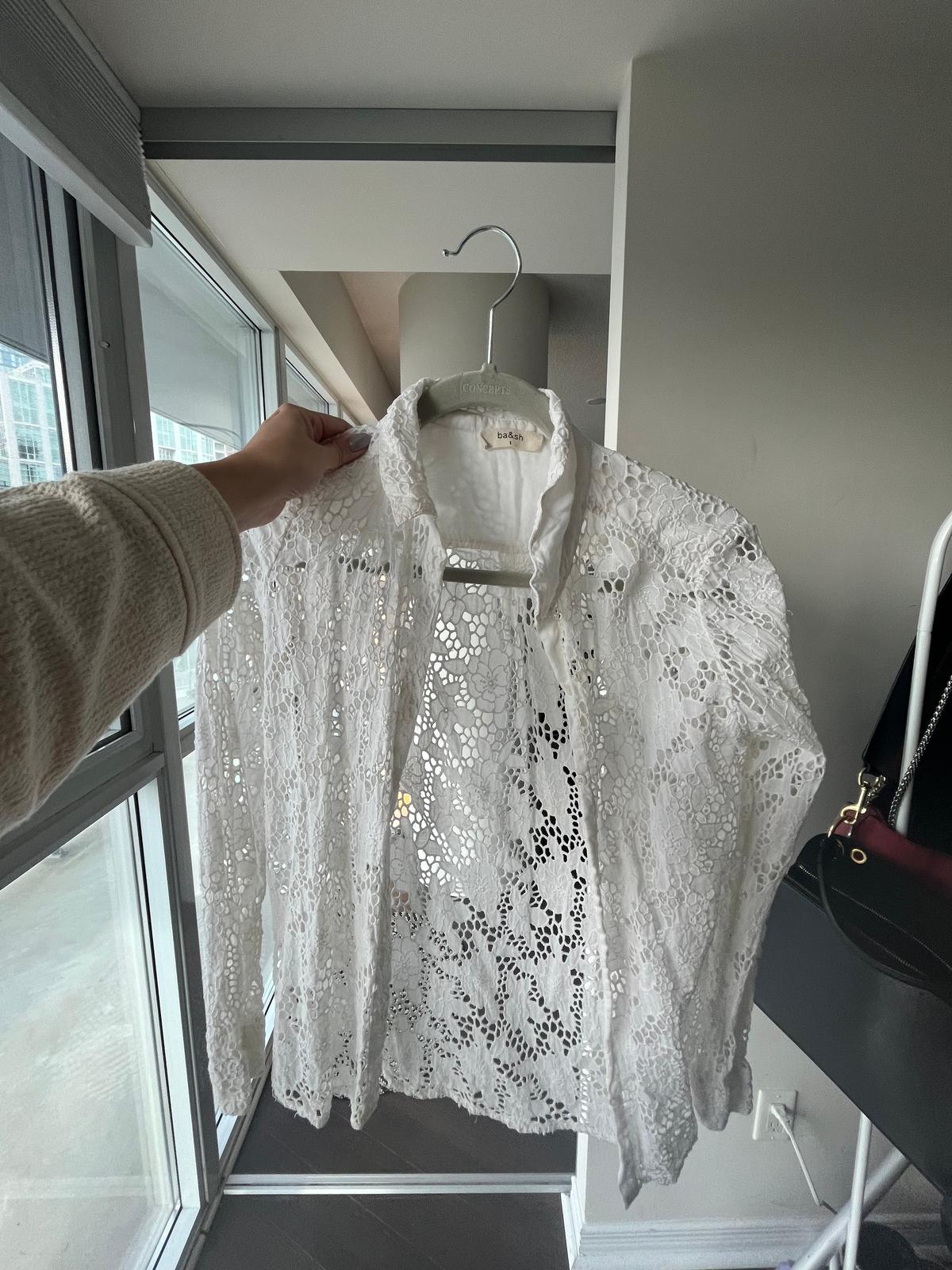 Photo of Lace shirt white ba&sh